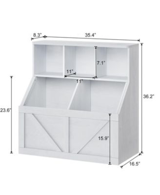 Stable and Safe Kids Toy Storage Organizer - Multifunctional Cabinet