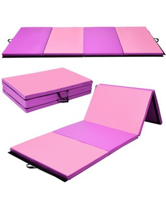 Folding Panel Gym Fitness Exercise Gymnastics Mat 4' x 10' x 2''