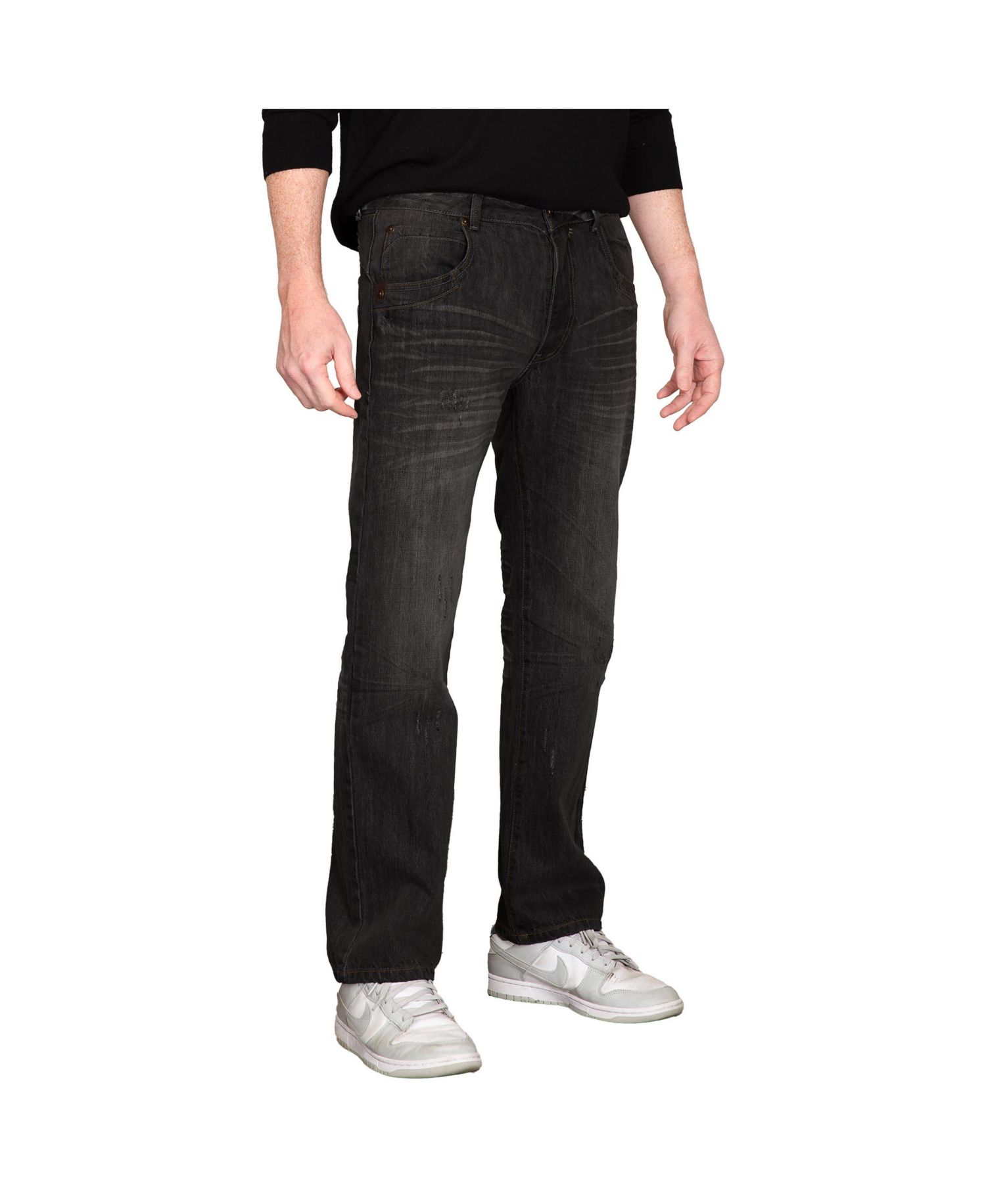 Men's Utility Pocket Relaxed Bootcut Premium Denim Jean