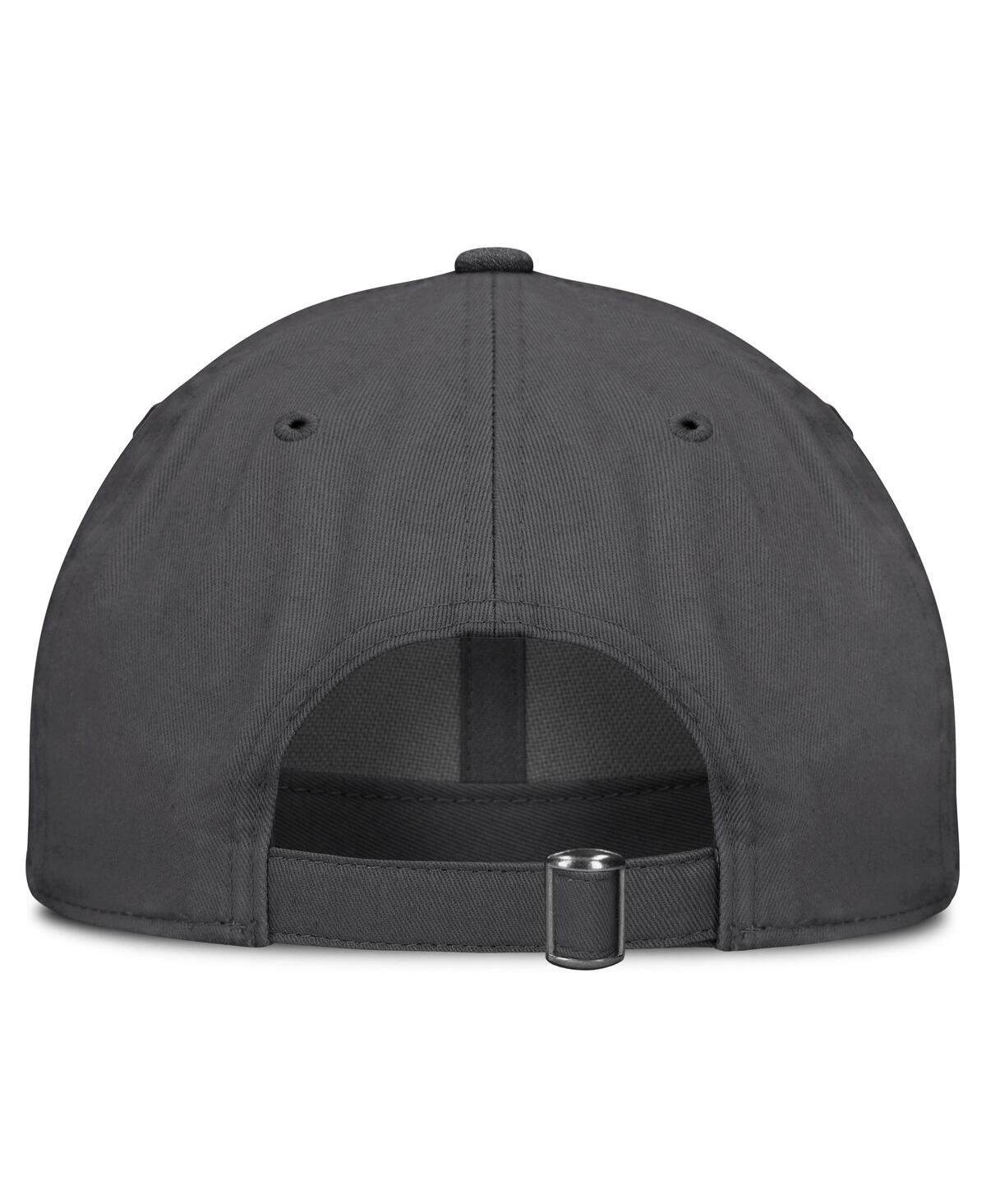 Top Of The World Men's Heather Charcoal Ucf Knights Team Logo Washed Adjustable Hat In Heather Charcoal