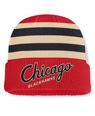 Fanatics - Men's Red/Cream Chicago Blackhawks 2025 NHL Winter Classic Cuffed Knit Hat