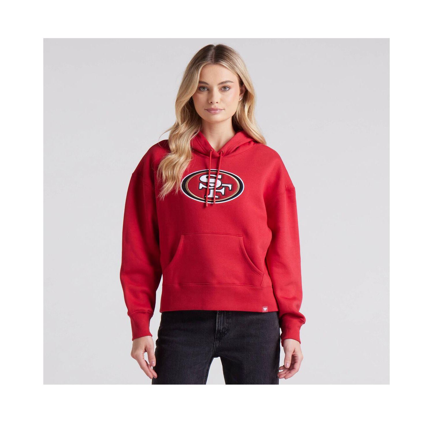 Women's Scarlet San Francisco 49ers Legacy Fleece Pullover Hoodie