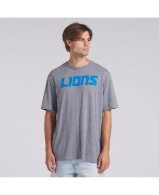 Men's Heather Gray Detroit Lions Tri-Blend T-Shirt