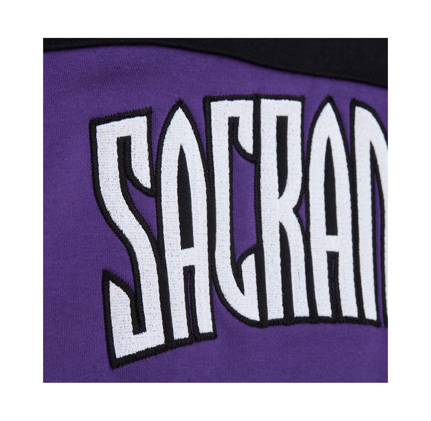 Men's Purple Sacramento Kings Hardwood Classics Nights Head Coach Pullover Hoodie