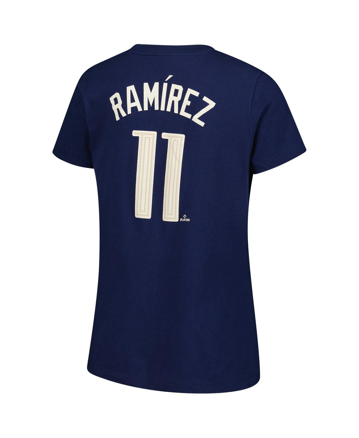 Nike Women's Jose Ramirez Navy Cleveland Guardians 2024 City Connect Fuse Player Name Number T-shirt In Navy