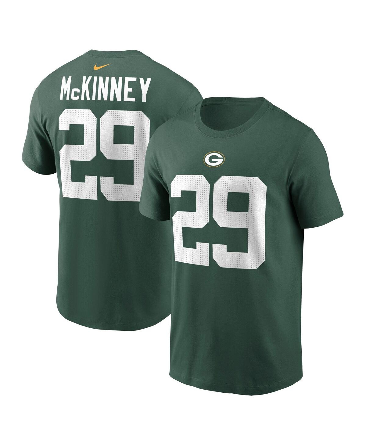 Nike Men's Xavier Mckinney Green Green Bay Packers Name Number T-shirt In Green