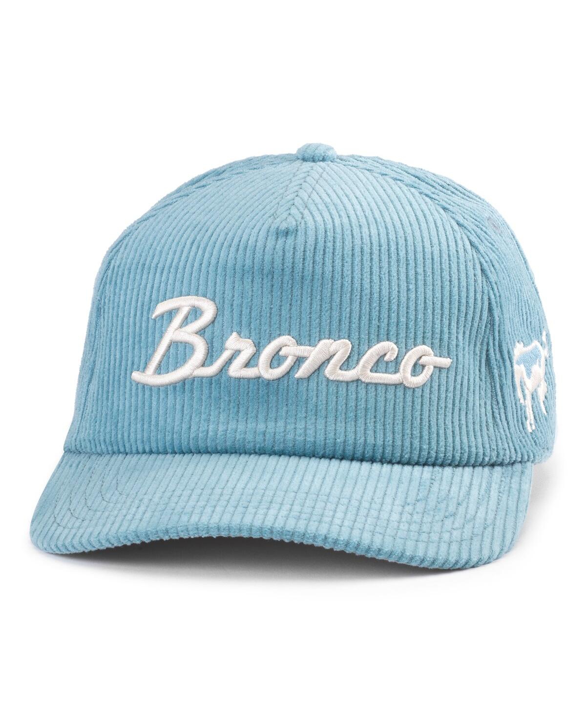 AMERICAN NEEDLE MEN'S BLUE BRONCO BALSAM WIDE WHALE CORDUROY ADJUSTABLE HAT 