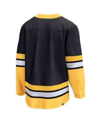 Men's Black Boston Bruins 100th Anniversary Premier Breakaway Jersey