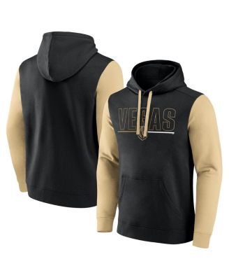 Logo Athletic - Men's Black Vegas Golden Knights Deliver Fleece Pullover Hoodie