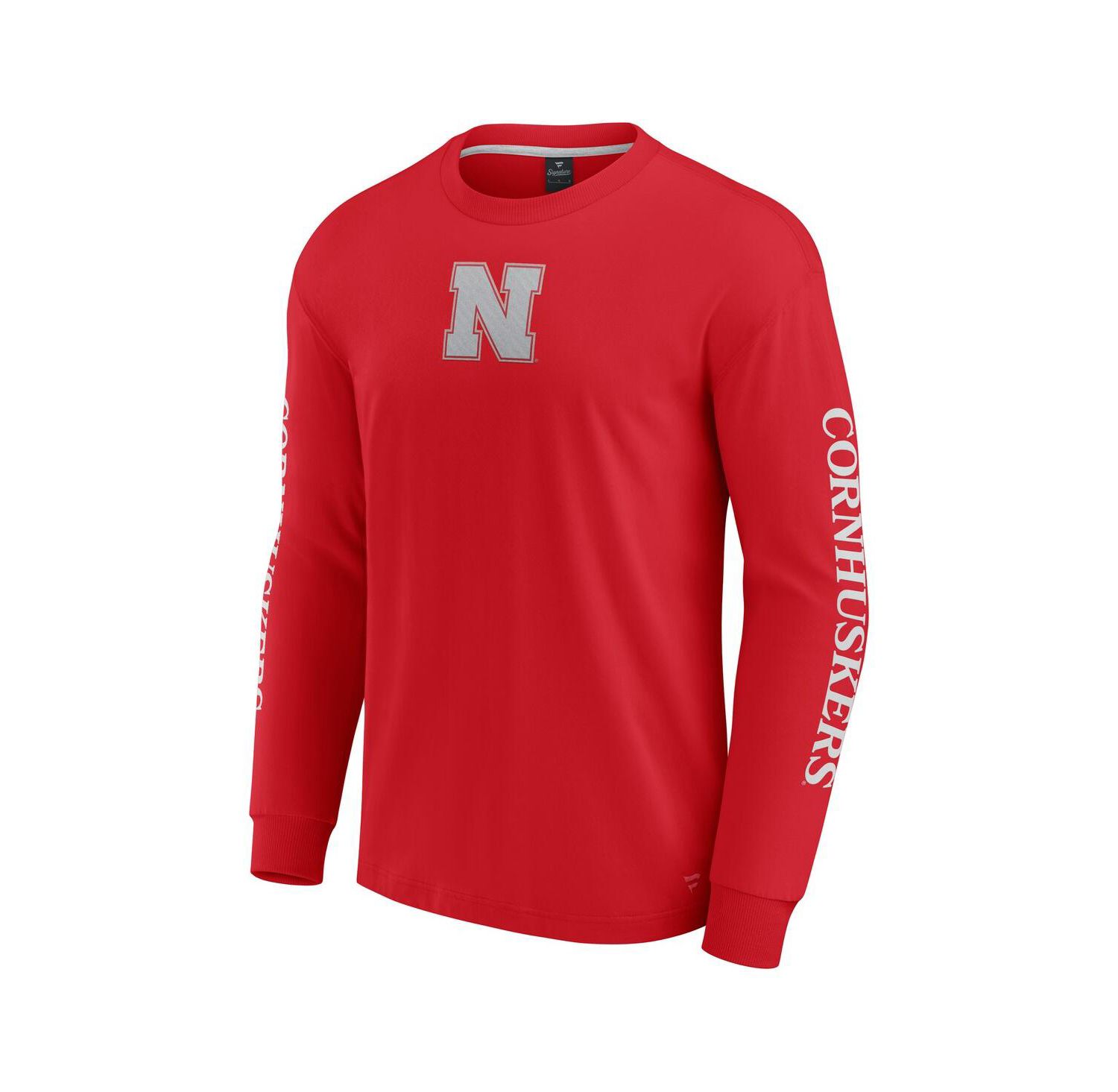 Men's Scarlet Nebraska Huskers Strive Long Sleeve T-Shirt