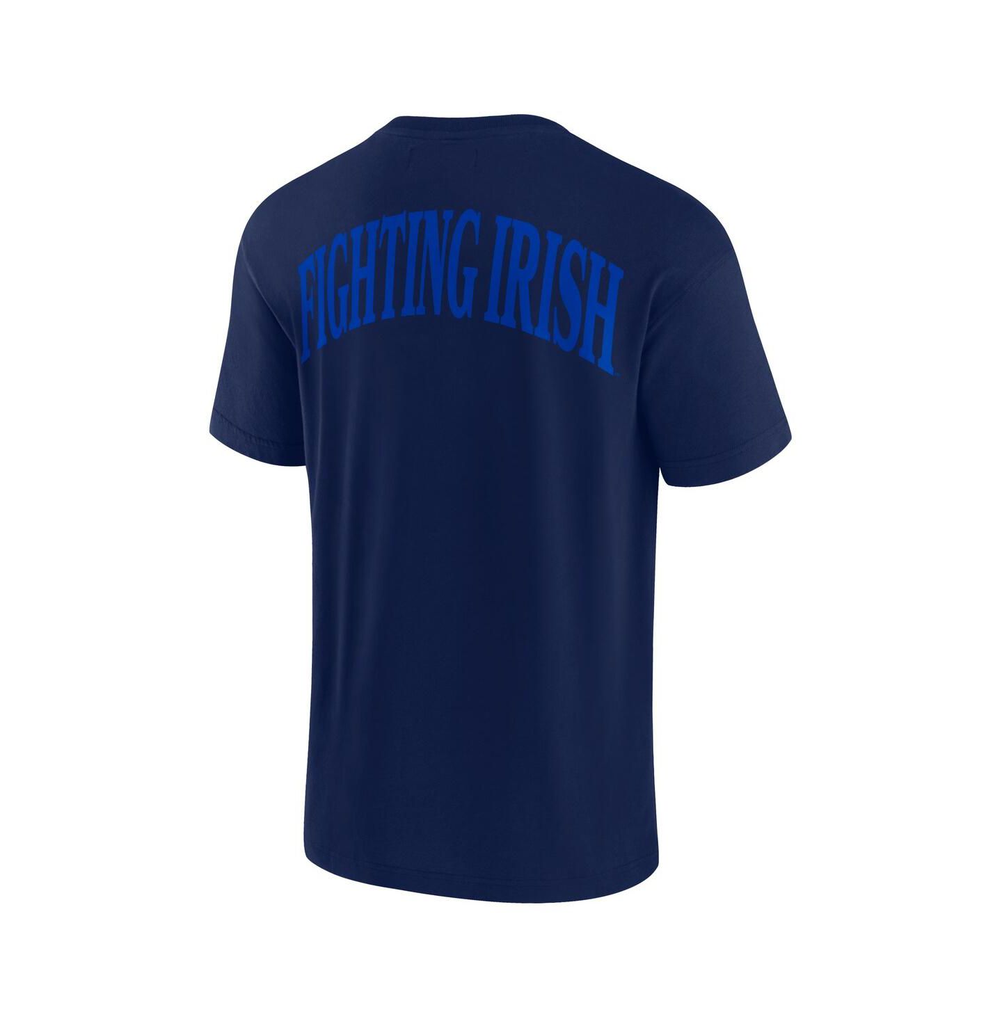 Мужская футболка Fanatics Navy Notre Dame Fighting Irish Iconic — фото 3