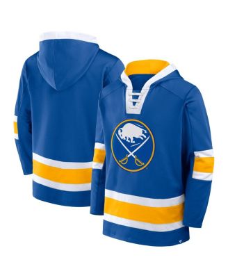 Fanatics - Men's Royal Buffalo Sabres Inside Line Fleece Pullover Hoodie