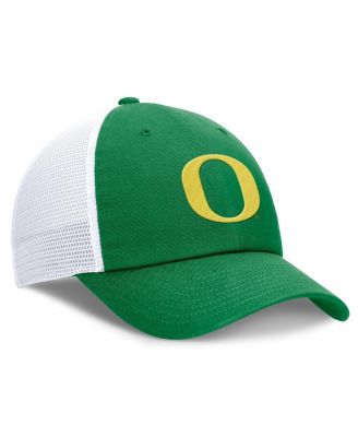 Men's Green/White Oregon Ducks Club Trucker Adjustable Hat