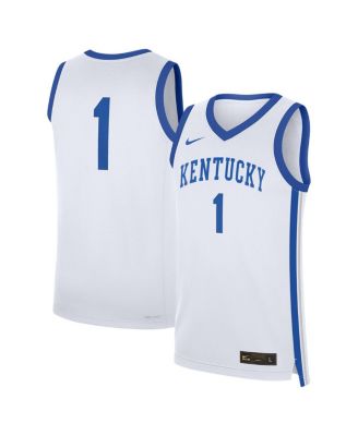 Nike - Men's 1 White Kentucky Wildcats Home Replica Jersey