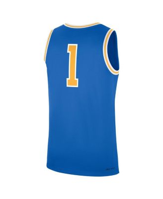 Men's Blue UCLA Bruins Road Replica Basketball Jersey