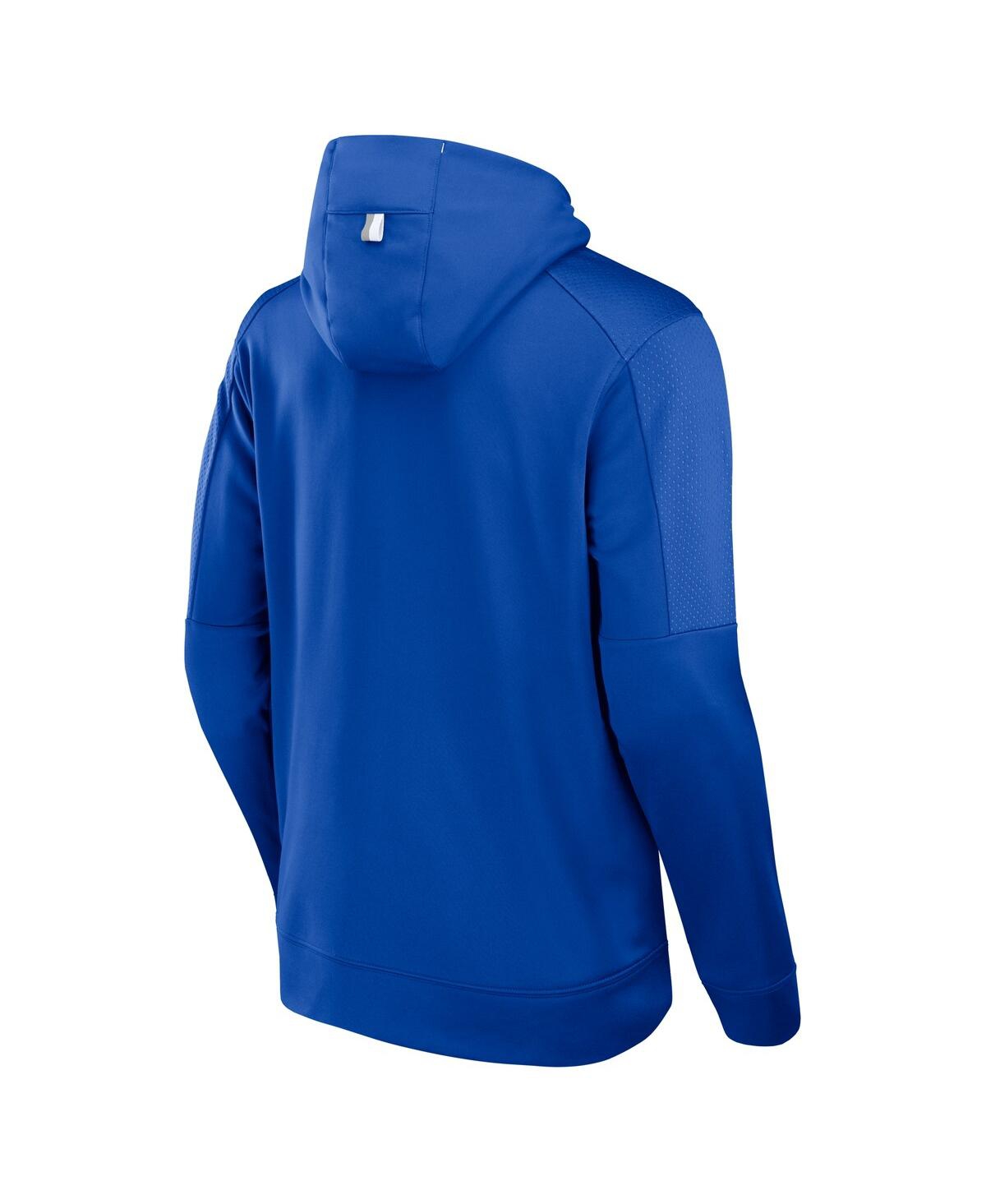 Fanatics Men's Royal Kentucky Wildcats Defender Full-zip Hoodie In Royal,white