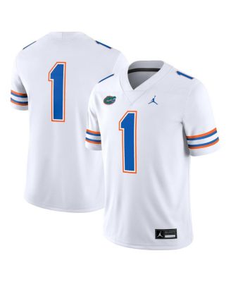 Jordan - Men's 1 White Florida Gators Game Jersey