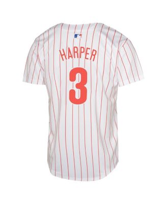 Big Boys and Girls Bryce Harper White Philadelphia Phillies Home Limited Player Jersey