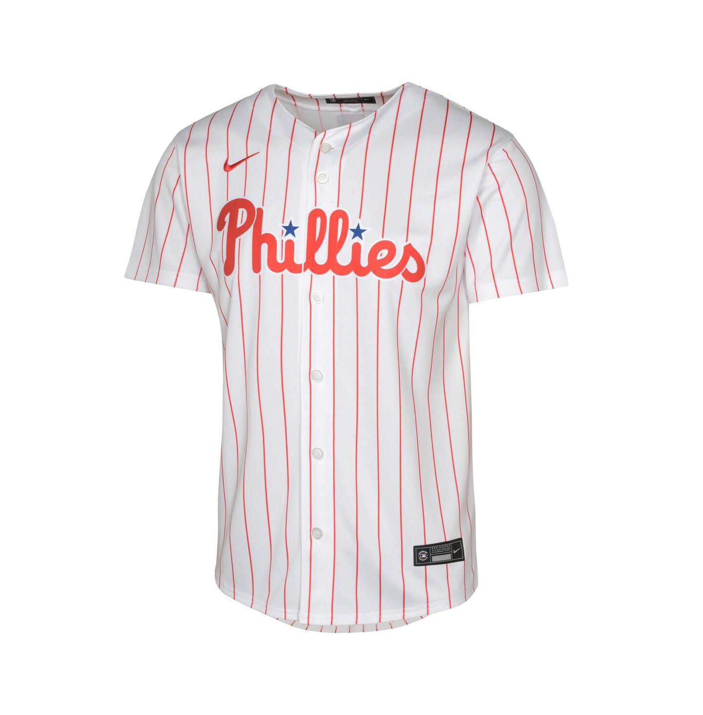 Детское джерси Nike Philadelphia Phillies Home Blank Limited, White — фото 3