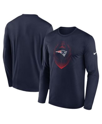 Nike - Men's Navy New England Patriots Legend Icon Long Sleeve T-Shirt