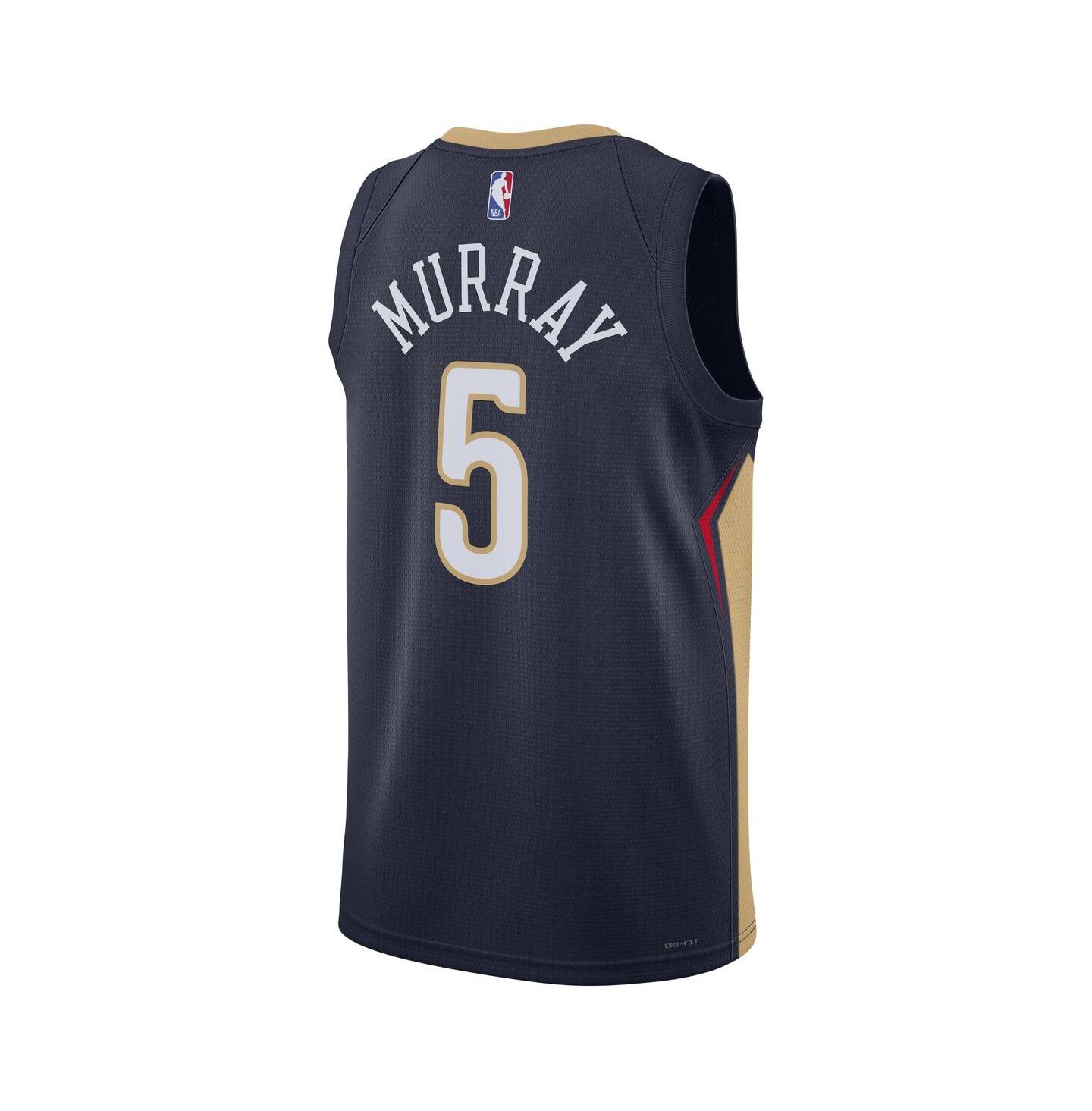 Топ Nike Dejounte Murray Navy New Orleans Pelicans 2024 Offseason Addition Swingman Jersey — фото 3