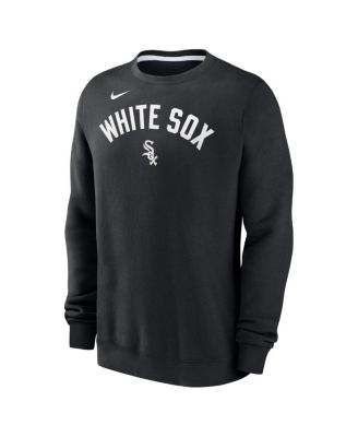 Men's Black Chicago White Sox Classic Fleece Performance Pullover Sweatshirt