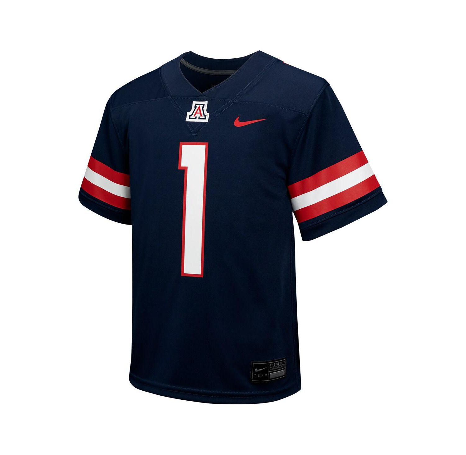 Big Boys and Girls 1 Navy Arizona Wildcats Untouchable Football Jersey