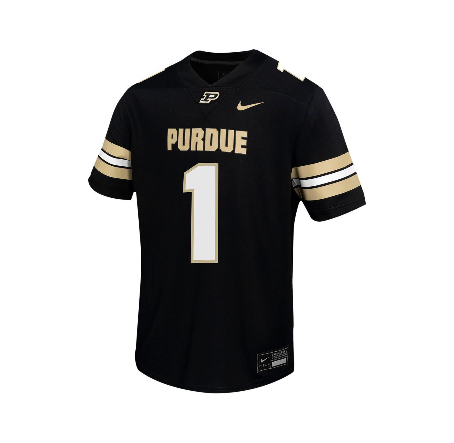 Big Boys and Girls 1 Black Purdue Boilermakers Untouchable Football Jersey