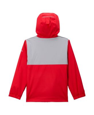 Big Boys and Girls Scarlet Ohio State Buckeyes Rainy Fields Lined Omni-Tech Full-Zip Hoodie Jacket