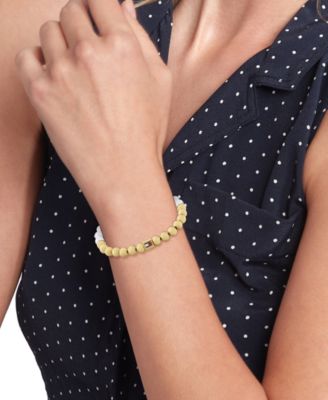 Gold-Tone colored Beaded Bracelet