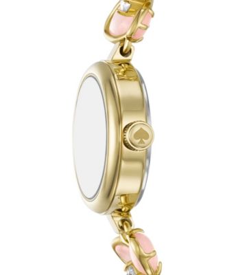 Women's Monroe Three-Hand Gold-Tone Stainless Steel Watch, 20mm