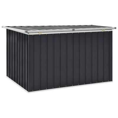 Storage Box Anthracite Galvanized steel, plastic Large