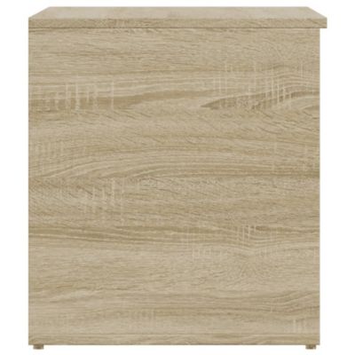 Storage Chest Sonoma Oak 33.1"x16.5"x18.1" Engineered Wood