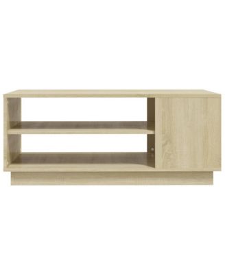 Coffee Table Sonoma Oak 40.2"x21.7"x16.9" Engineered Wood