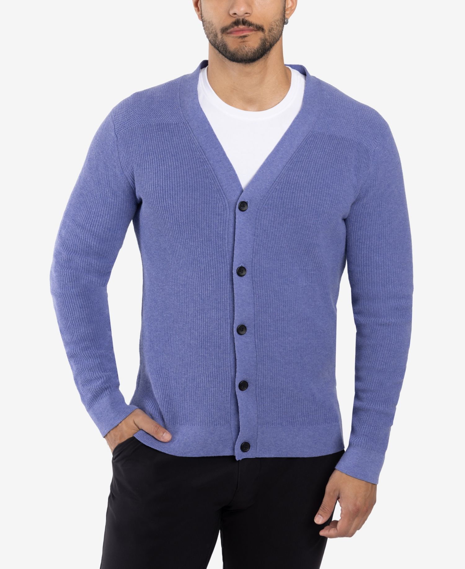 Big & Tall Cotton Cardigan Sweater