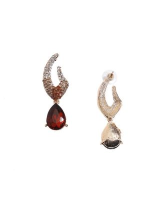 Crystal Pear Drop Earrings