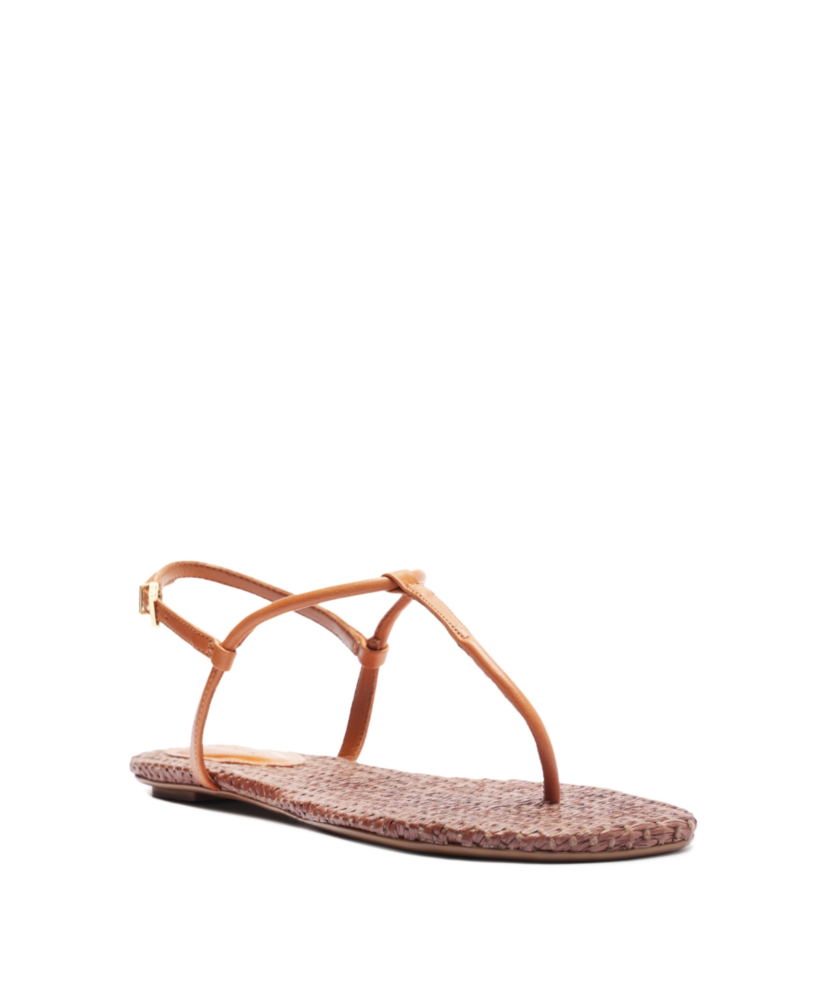SCHUTZ WOMEN'S ELSHA ROUND TOE FLAT SANDALS 