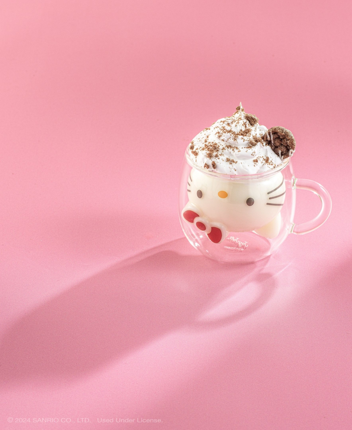 Joyjolt Hello Kitty 3d Double Wall Espresso Glass In No Color