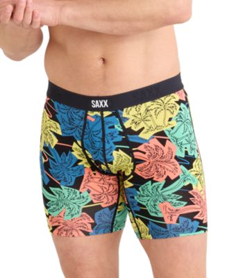 SAXX Men's Vibe Xtra Slim-Fit Printed Boxer Briefs - Macy's