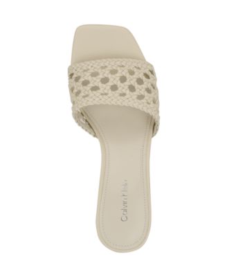 Brianny Woven Slip-On Sandals