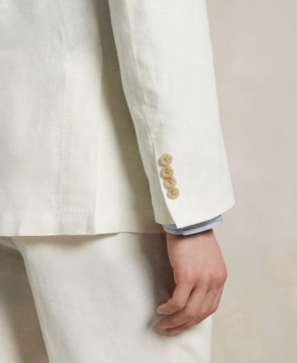 Men's Polo Soft Modern Linen Suit Jacket