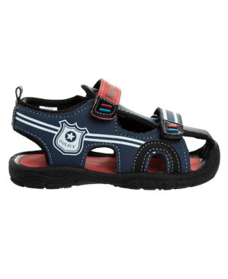 Toddler Boys Police Themed Sport Sandals