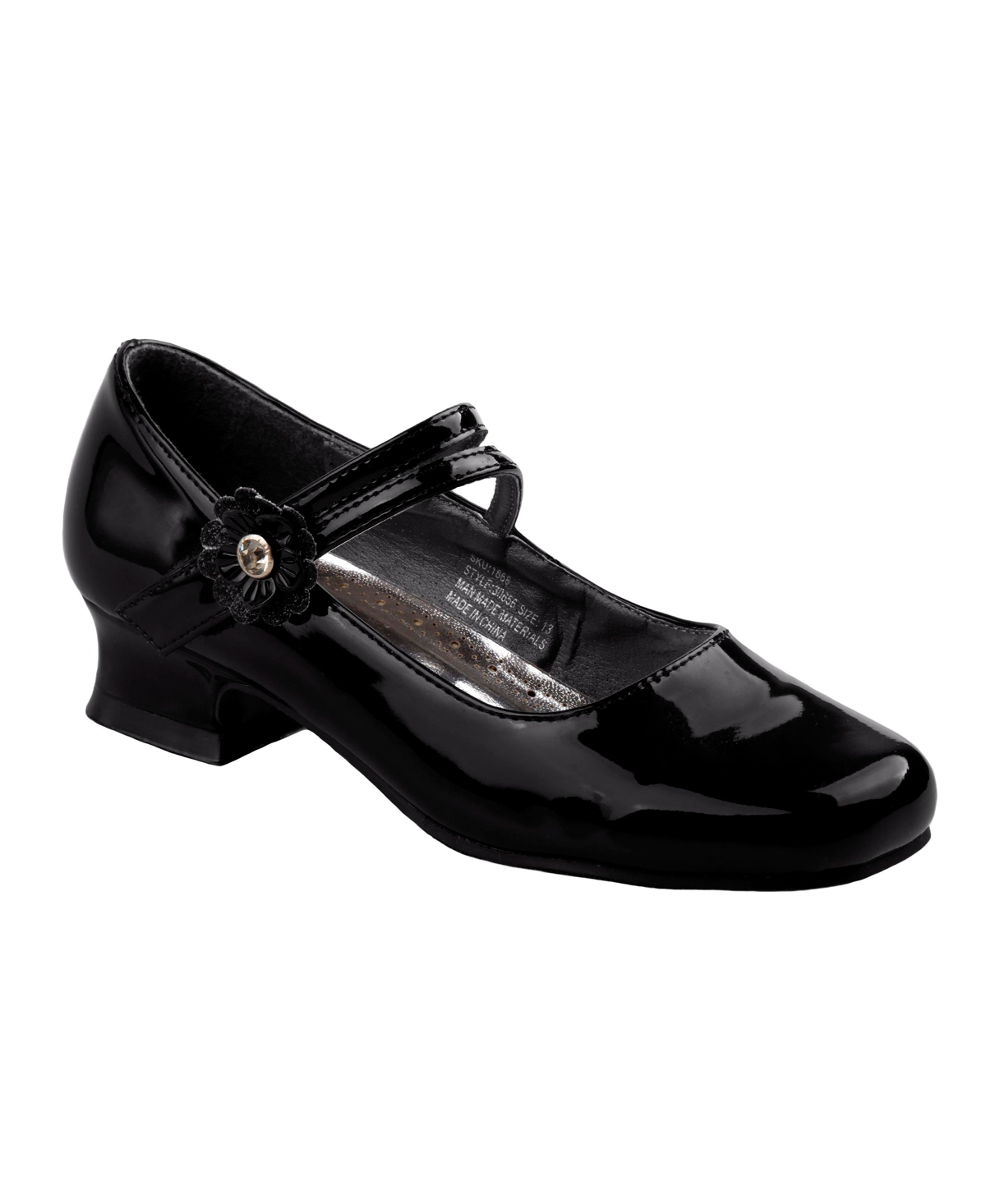 Shop Josmo Little Girls Mary Jane Dress Shoes In Black Patent