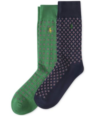 Men's 2-Pk. Foulard Slack Socks