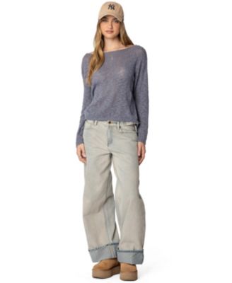 Women's Bri Oversized Boat Neck Sweater