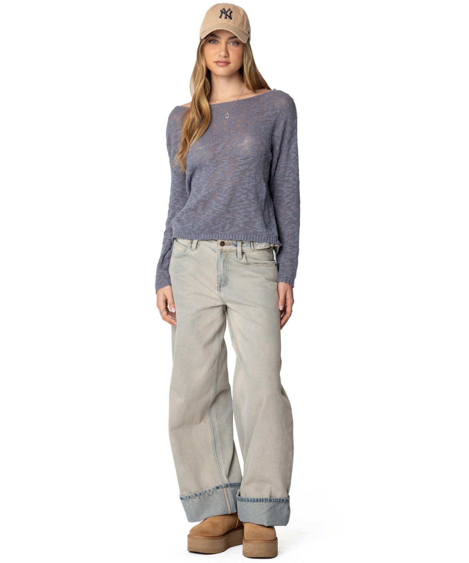 Women's Bri Oversized Boat Neck Sweater