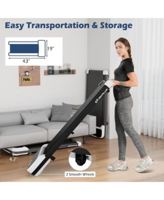 2.5HP Under Desk Treadmill for Home and Office Remote Control LED Display