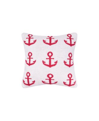 Anchor Knitted Small/Petite Accent Pillow, 10" x 10"
