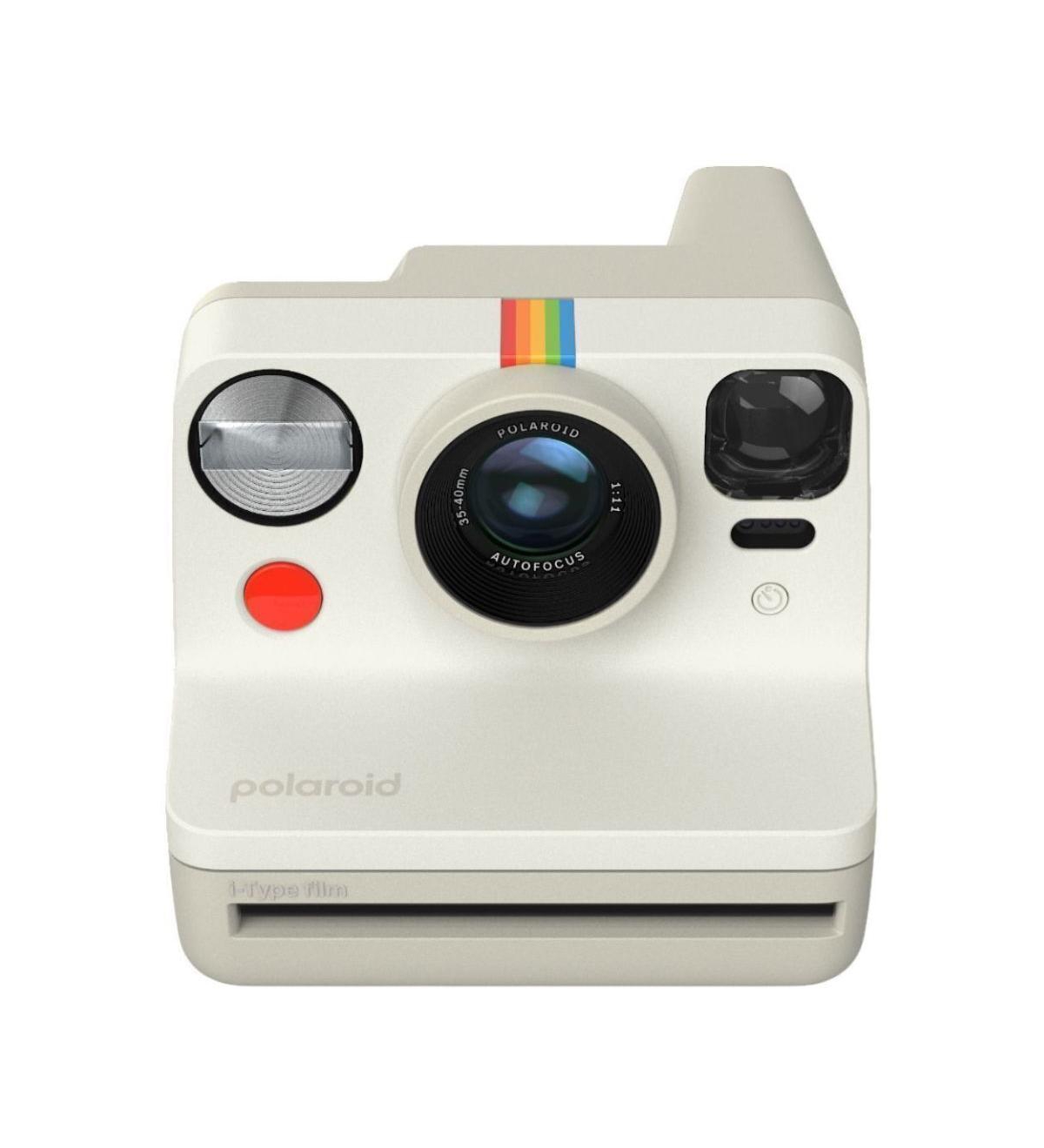Polaroid Now Generation 2 i Type Vintage White Instant Camera with Analog Design - White