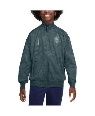 Nike - Big Boys and Girls Green Tottenham Hotspur 2024/25 Third Academy Pro Anthem Full Zip Jacket